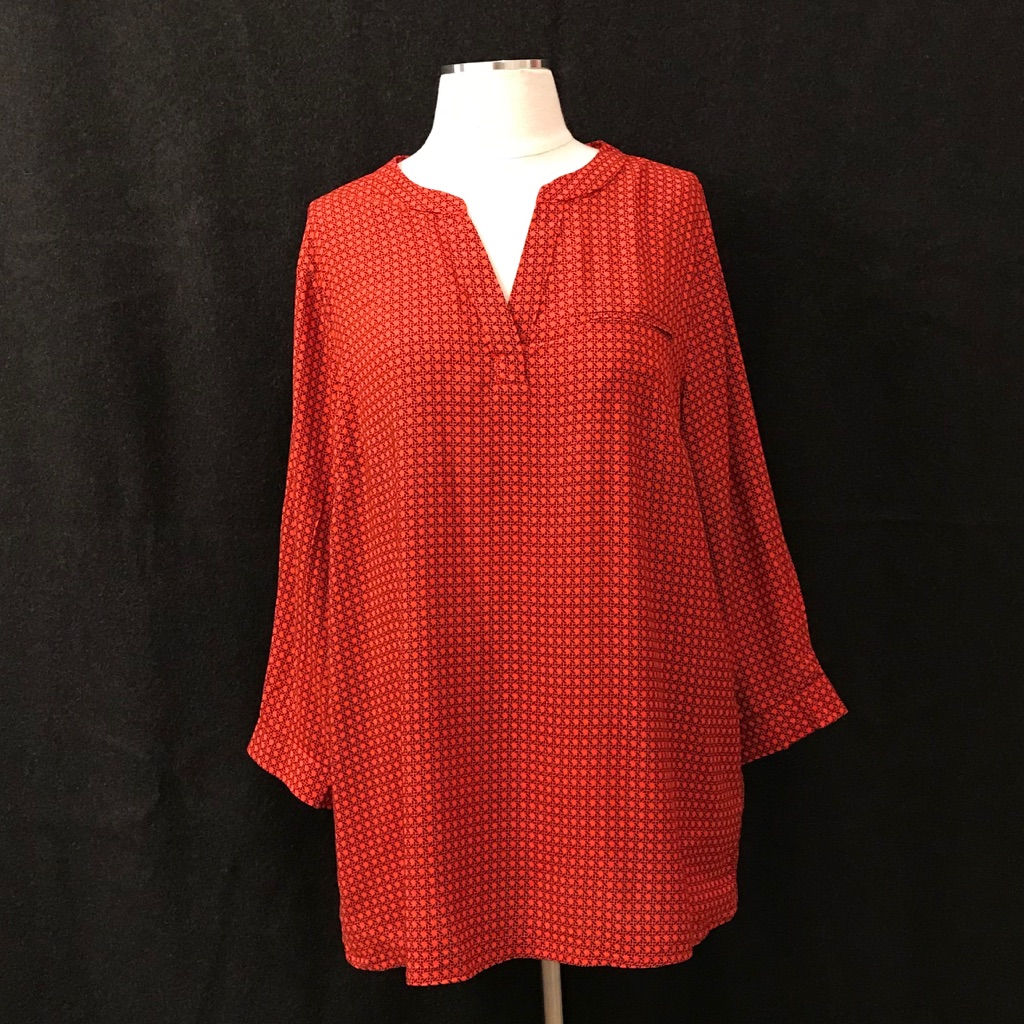 Fall Print Blouse